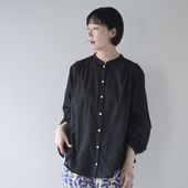 Kilka×kapuwa/風が通るなめらかモスリンブラウス